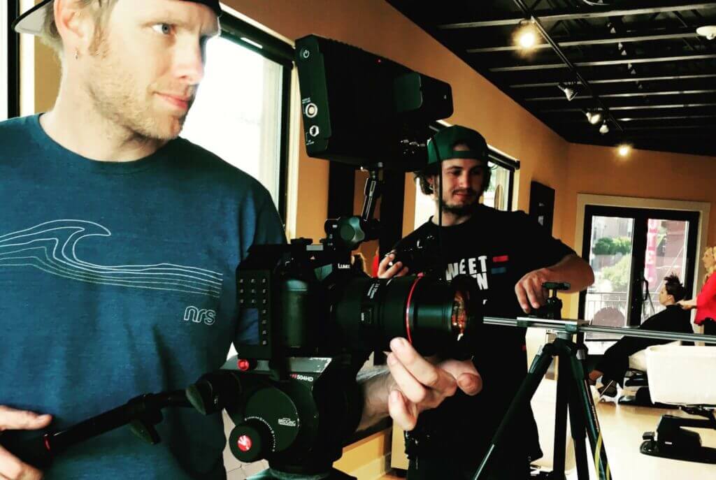 On video location with Greta Rose Agency